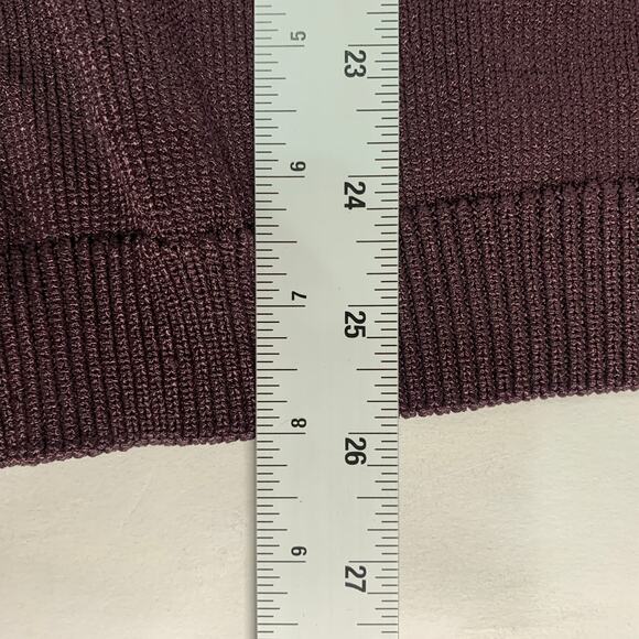 Piazza Sempione L Womens Colorblock Knit Turtleneck Sweater Navy Brown - Picture 7 of 9